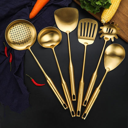 Luxury Golden Cooking Spoon