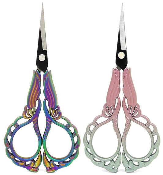 Stainless Steel Sewing Scissors Retro Embroidery