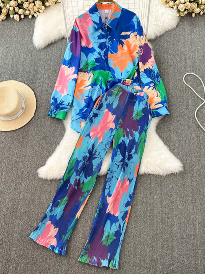 Colorful casual suit