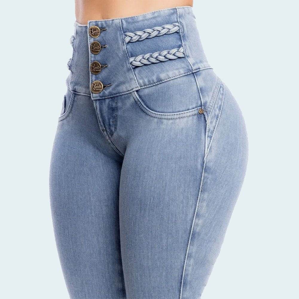 Elastic Jeans Women